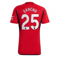 Manchester United Jadon Sancho #25 Hjemmebanetrøje 2023-24 Kortærmet